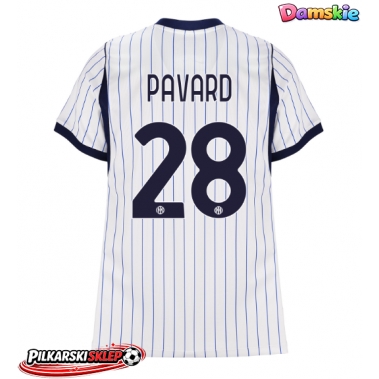 Inter Milan Benjamin Pavard #28 Koszulka Wyjazdowa damskie 2026-27 Krótki Rękaw
