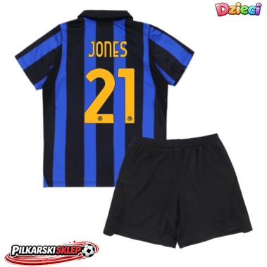 Inter Milan Curtis Jones #21 Koszulka Podstawowa dzieci 2026-27 Krótki Rękaw (+ krótkie spodenki)