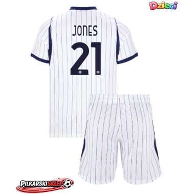 Inter Milan Curtis Jones #21 Koszulka Wyjazdowa dzieci 2026-27 Krótki Rękaw (+ krótkie spodenki)