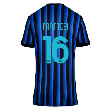 Inter Milan Davide Frattesi #16 Koszulka Podstawowa damskie 2025-26 Krótki Rękaw Inter Milan Davide Frattesi #16 Koszulka Podstawowa damskie 2025-26 Krótki Rękaw