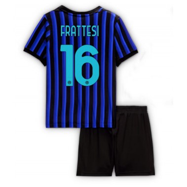 Inter Milan Davide Frattesi #16 Koszulka Podstawowa dzieci 2025-26 Krótki Rękaw (+ krótkie spodenki) Inter Milan Davide Frattesi #16 Koszulka Podstawowa dzieci 2025-26 Krótki Rękaw (+ krótkie spodenki)
