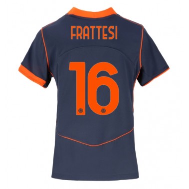 Inter Milan Davide Frattesi #16 Koszulka Trzecia damskie 2025-26 Krótki Rękaw Inter Milan Davide Frattesi #16 Koszulka Trzecia damskie 2025-26 Krótki Rękaw