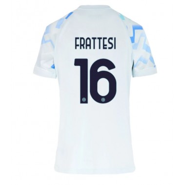 Inter Milan Davide Frattesi #16 Koszulka Wyjazdowa damskie 2025-26 Krótki Rękaw Inter Milan Davide Frattesi #16 Koszulka Wyjazdowa damskie 2025-26 Krótki Rękaw