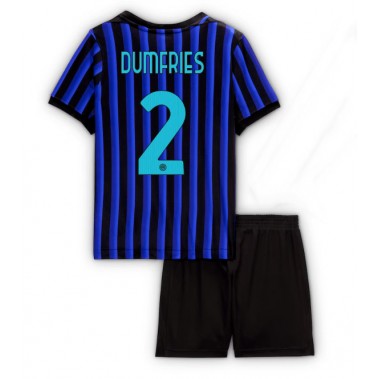Inter Milan Denzel Dumfries #2 Koszulka Podstawowa dzieci 2025-26 Krótki Rękaw (+ krótkie spodenki) Inter Milan Denzel Dumfries #2 Koszulka Podstawowa dzieci 2025-26 Krótki Rękaw (+ krótkie spodenki)