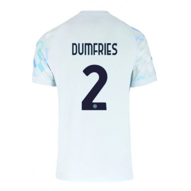 Inter Milan Denzel Dumfries #2 Koszulka Wyjazdowa 2025-26 Krótki Rękaw Inter Milan Denzel Dumfries #2 Koszulka Wyjazdowa 2025-26 Krótki Rękaw