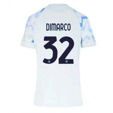Inter Milan Federico Dimarco #32 Koszulka Wyjazdowa damskie 2025-26 Krótki Rękaw Inter Milan Federico Dimarco #32 Koszulka Wyjazdowa damskie 2025-26 Krótki Rękaw