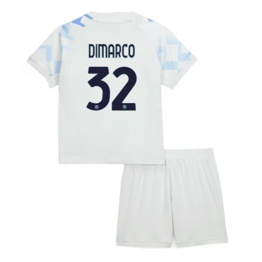 Inter Milan Federico Dimarco #32 Koszulka Wyjazdowa dzieci 2025-26 Krótki Rękaw (+ krótkie spodenki) Inter Milan Federico Dimarco #32 Koszulka Wyjazdowa dzieci 2025-26 Krótki Rękaw (+ krótkie spodenki)