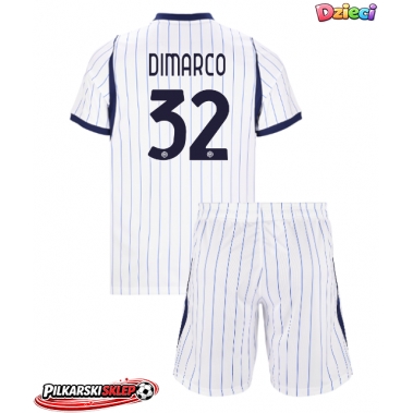 Inter Milan Federico Dimarco #32 Koszulka Wyjazdowa dzieci 2026-27 Krótki Rękaw (+ krótkie spodenki)
