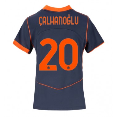 Inter Milan Hakan Calhanoglu #20 Koszulka Trzecia damskie 2025-26 Krótki Rękaw Inter Milan Hakan Calhanoglu #20 Koszulka Trzecia damskie 2025-26 Krótki Rękaw