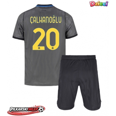 Inter Milan Hakan Calhanoglu #20 Koszulka Trzecia dzieci 2026-27 Krótki Rękaw (+ krótkie spodenki)
