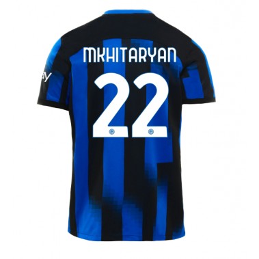 Inter Milan Henrikh Mkhitaryan #22 Koszulka Podstawowa 2023-24 Krótki Rękaw