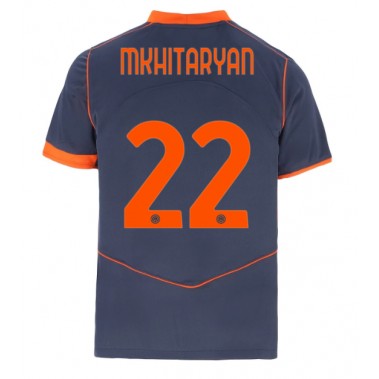 Inter Milan Henrikh Mkhitaryan #22 Koszulka Trzecia 2025-26 Krótki Rękaw
