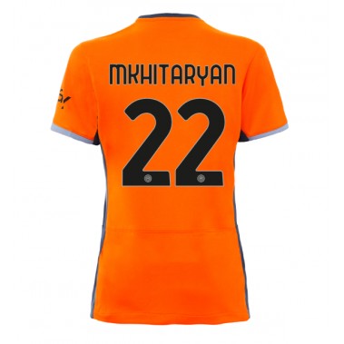 Inter Milan Henrikh Mkhitaryan #22 Koszulka Trzecia damskie 2023-24 Krótki Rękaw