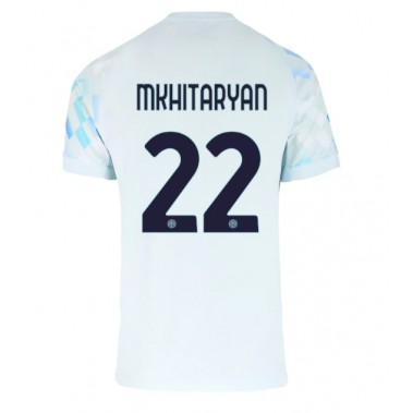 Inter Milan Henrikh Mkhitaryan #22 Koszulka Wyjazdowa 2025-26 Krótki Rękaw Inter Milan Henrikh Mkhitaryan #22 Koszulka Wyjazdowa 2025-26 Krótki Rękaw