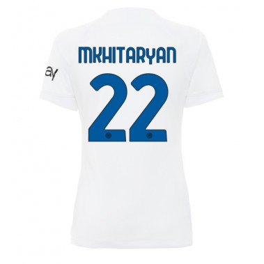 Inter Milan Henrikh Mkhitaryan #22 Koszulka Wyjazdowa damskie 2023-24 Krótki Rękaw
