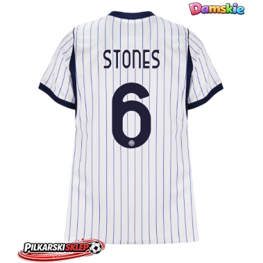 Inter Milan John Stones #6 Koszulka Wyjazdowa damskie 2026-27 Krótki Rękaw