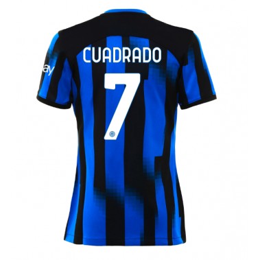 Inter Milan Juan Cuadrado #7 Koszulka Podstawowa damskie 2023-24 Krótki Rękaw