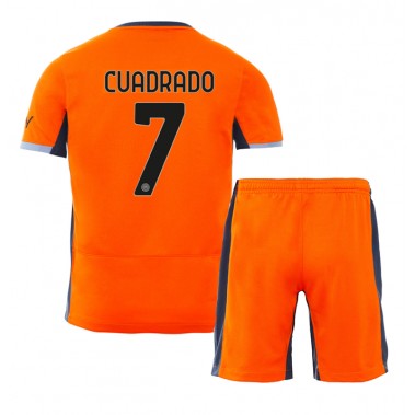 Inter Milan Juan Cuadrado #7 Koszulka Trzecia dzieci 2023-24 Krótki Rękaw (+ krótkie spodenki)