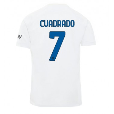 Inter Milan Juan Cuadrado #7 Koszulka Wyjazdowa 2023-24 Krótki Rękaw