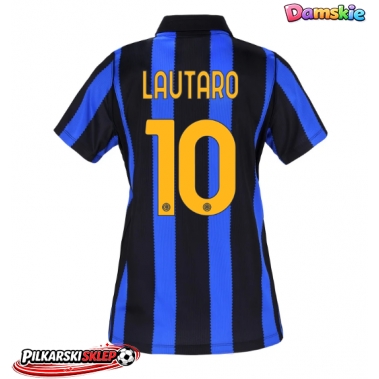 Inter Milan Lautaro Martinez #10 Koszulka Podstawowa damskie 2026-27 Krótki Rękaw