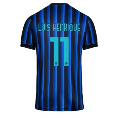 Inter Milan Luis Henrique #11 Koszulka Podstawowa 2025-26 Krótki Rękaw Inter Milan Luis Henrique #11 Koszulka Podstawowa 2025-26 Krótki Rękaw