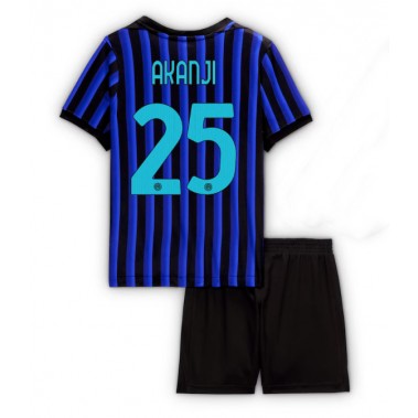 Inter Milan Manuel Akanji #25 Koszulka Podstawowa dzieci 2025-26 Krótki Rękaw (+ krótkie spodenki) Inter Milan Manuel Akanji #25 Koszulka Podstawowa dzieci 2025-26 Krótki Rękaw (+ krótkie spodenki)