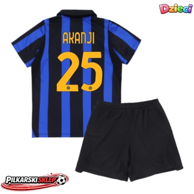 Inter Milan Manuel Akanji #25 Koszulka Podstawowa dzieci 2026-27 Krótki Rękaw (+ krótkie spodenki)