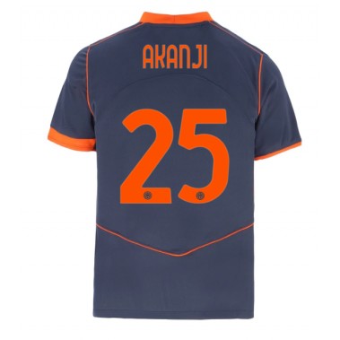 Inter Milan Manuel Akanji #25 Koszulka Trzecia 2025-26 Krótki Rękaw