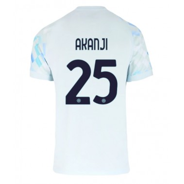 Inter Milan Manuel Akanji #25 Koszulka Wyjazdowa 2025-26 Krótki Rękaw Inter Milan Manuel Akanji #25 Koszulka Wyjazdowa 2025-26 Krótki Rękaw