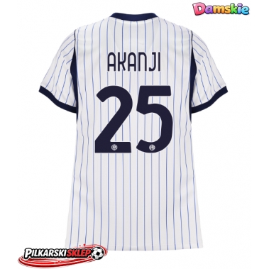 Inter Milan Manuel Akanji #25 Koszulka Wyjazdowa damskie 2026-27 Krótki Rękaw
