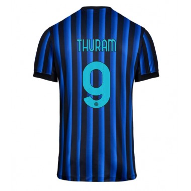 Inter Milan Marcus Thuram #9 Koszulka Podstawowa 2025-26 Krótki Rękaw Inter Milan Marcus Thuram #9 Koszulka Podstawowa 2025-26 Krótki Rękaw