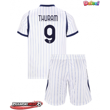 Inter Milan Marcus Thuram #9 Koszulka Wyjazdowa dzieci 2026-27 Krótki Rękaw (+ krótkie spodenki)