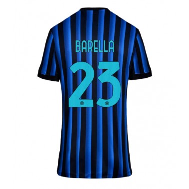 Inter Milan Nicolo Barella #23 Koszulka Podstawowa damskie 2025-26 Krótki Rękaw Inter Milan Nicolo Barella #23 Koszulka Podstawowa damskie 2025-26 Krótki Rękaw