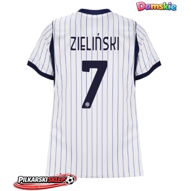 Inter Milan Piotr Zielinski #7 Koszulka Wyjazdowa damskie 2026-27 Krótki Rękaw