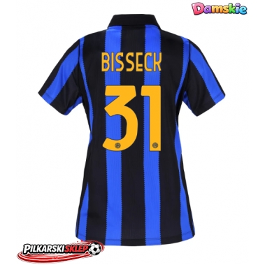 Inter Milan Yann Bisseck #31 Koszulka Podstawowa damskie 2026-27 Krótki Rękaw