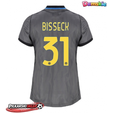 Inter Milan Yann Bisseck #31 Koszulka Trzecia damskie 2026-27 Krótki Rękaw