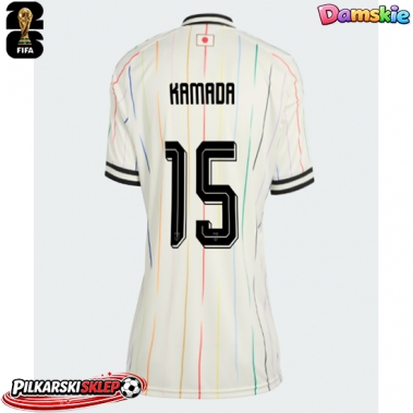 Japonia Daichi Kamada #15 Koszulka Wyjazdowa damskie MŚ 2026 Krótki Rękaw