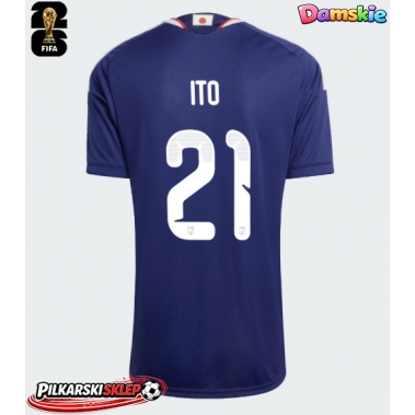 Japonia Hiroki Ito #21 Koszulka Podstawowa damskie MŚ 2026 Krótki Rękaw