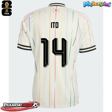 Japonia Junya Ito #14 Koszulka Wyjazdowa MŚ 2026 Krótki Rękaw