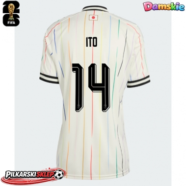 Japonia Junya Ito #14 Koszulka Wyjazdowa damskie MŚ 2026 Krótki Rękaw