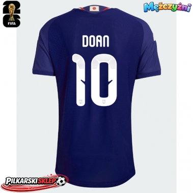 Japonia Ritsu Doan #10 Koszulka Podstawowa MŚ 2026 Krótki Rękaw