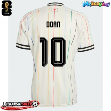 Japonia Ritsu Doan #10 Koszulka Wyjazdowa MŚ 2026 Krótki Rękaw