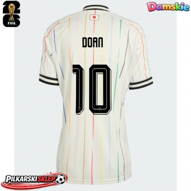 Japonia Ritsu Doan #10 Koszulka Wyjazdowa damskie MŚ 2026 Krótki Rękaw