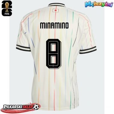 Japonia Takumi Minamino #8 Koszulka Wyjazdowa MŚ 2026 Krótki Rękaw