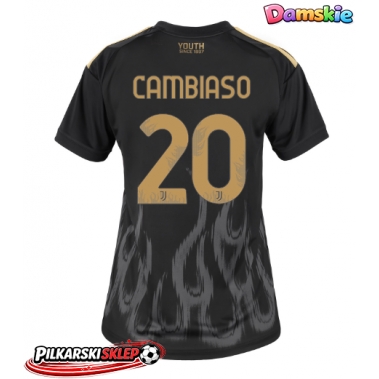 Juventus Andrea Cambiaso #20 Koszulka Trzecia damskie 2026-27 Krótki Rękaw