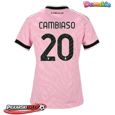 Juventus Andrea Cambiaso #20 Koszulka Wyjazdowa damskie 2026-27 Krótki Rękaw