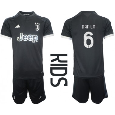 Juventus Danilo Luiz #6 Koszulka Trzecia dzieci 2023-24 Krótki Rękaw (+ krótkie spodenki)