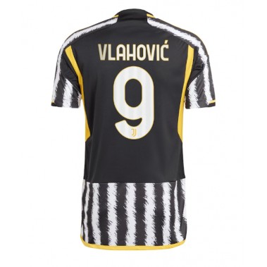 Juventus Dusan Vlahovic #9 Koszulka Podstawowa 2023-24 Krótki Rękaw