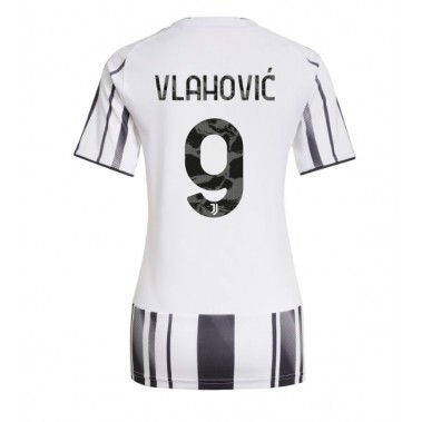 Juventus Dusan Vlahovic #9 Koszulka Podstawowa damskie 2025-26 Krótki Rękaw Juventus Dusan Vlahovic #9 Koszulka Podstawowa damskie 2025-26 Krótki Rękaw