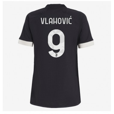 Juventus Dusan Vlahovic #9 Koszulka Trzecia damskie 2023-24 Krótki Rękaw
